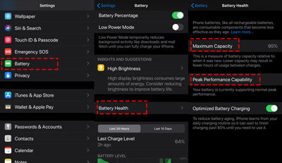 Verifique a integridade da bateria do iPhone