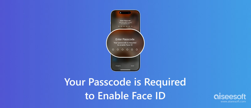 Sua senha é necessária para ativar o Face ID