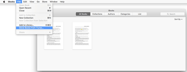 Sincronizar livros no iTunes no Mac