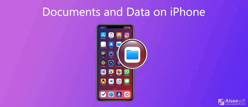 Excluir documentos e dados no iPhone
