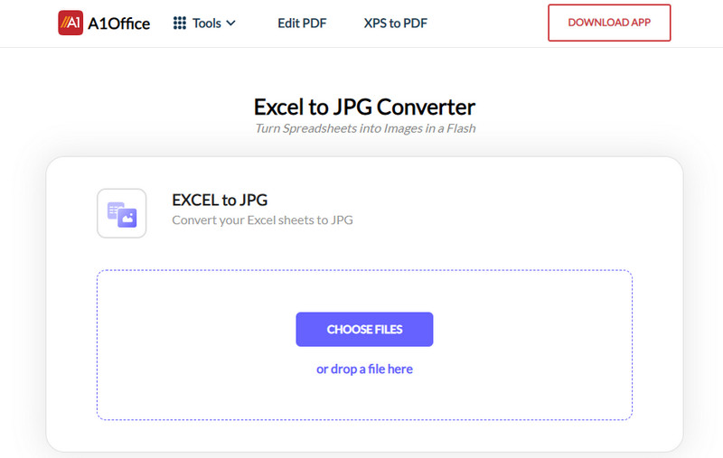 A1 Office Excel para JPG