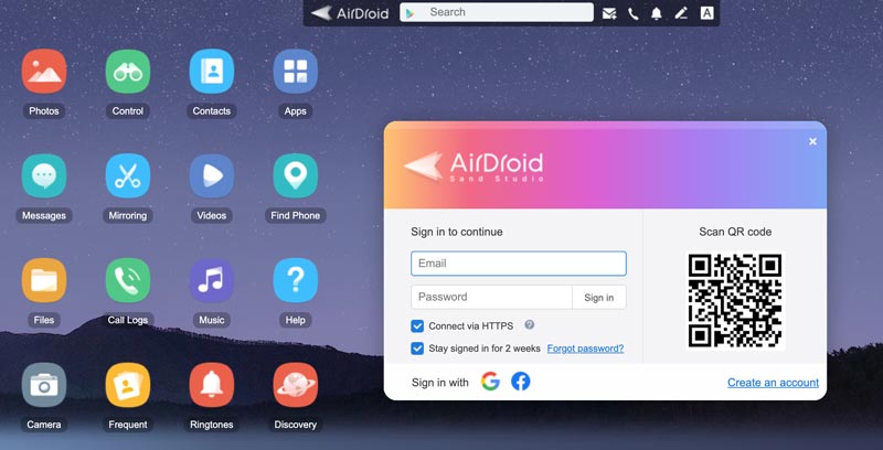 Airdroid Free Wireless Transfer On Web