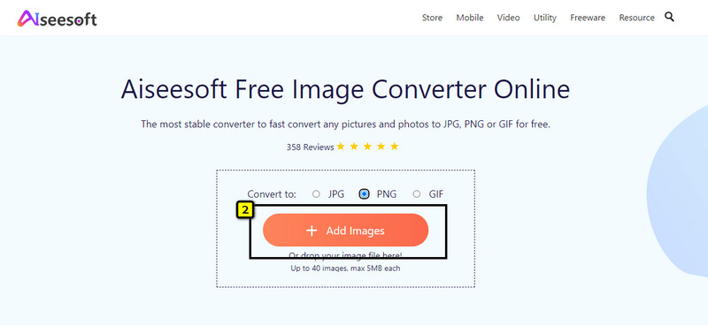 Carregar GIF para converter PNG