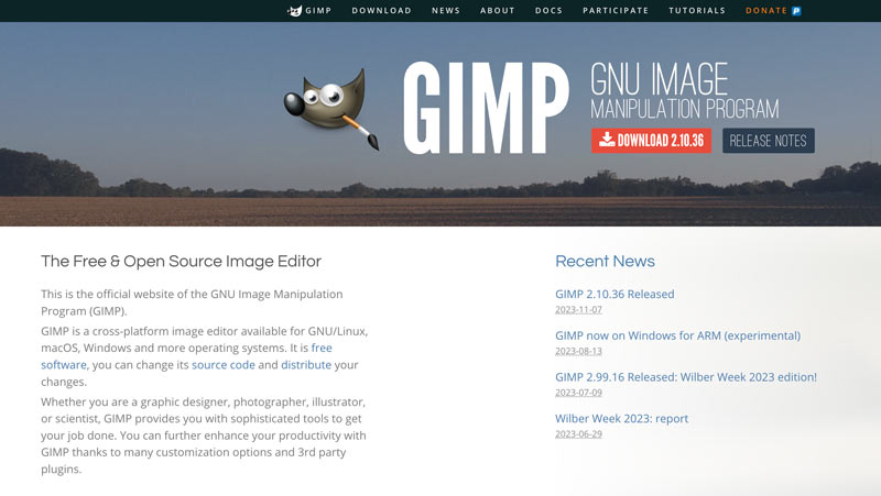 Acesse o Upscaler de imagem do GIMP