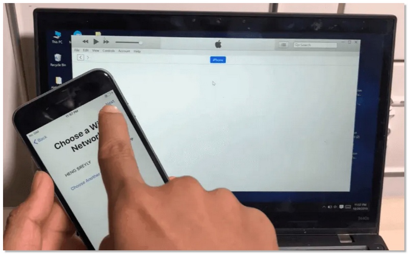 Conecte o dispositivo ao PC