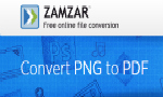 Zamzar PNG para PDF