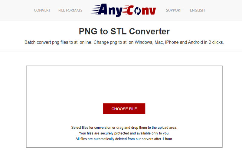 Qualquer Conversor PNG para Conversor STL