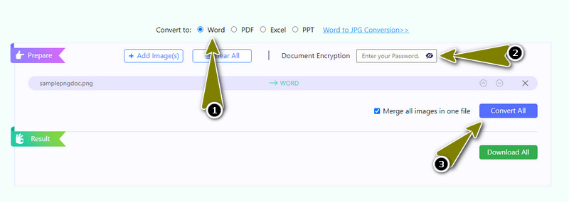 Converter imagem em palavra