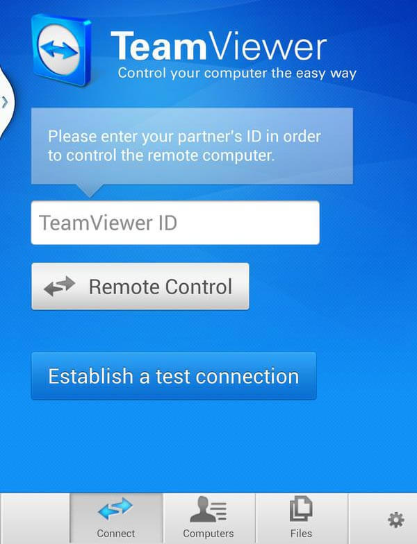 Digite o id do Teamviewer