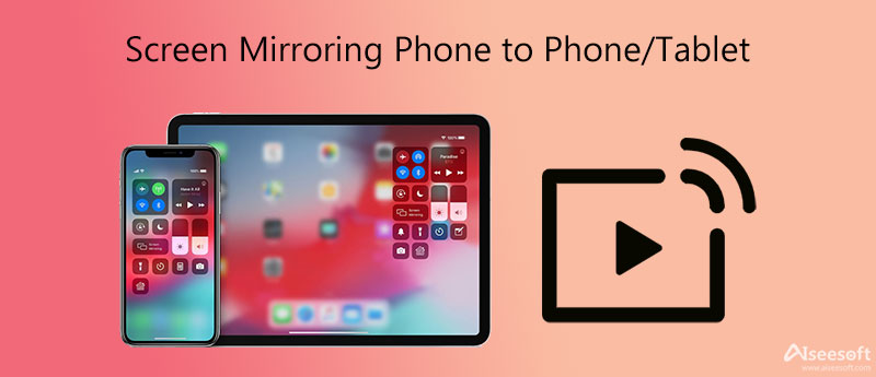 Espelhamento de tela de telefone para telefone/tablet
