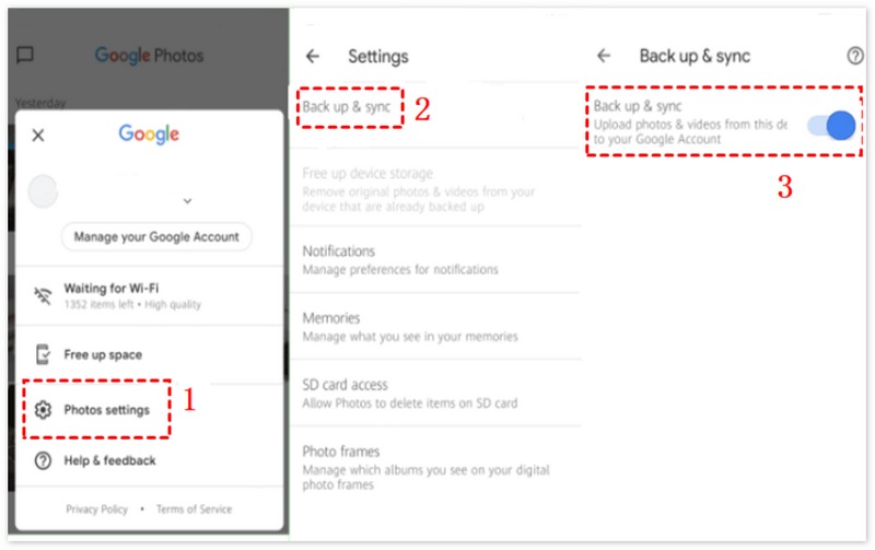 Sincronizar vídeo do iPhone para o PC usando o Google Fotos