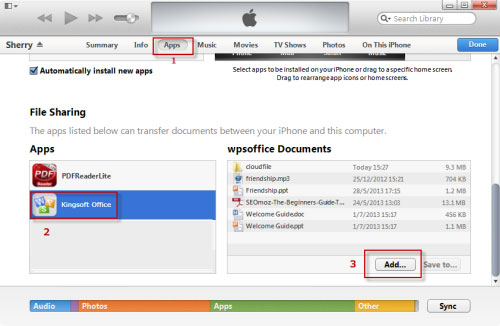 Importar arquivos do iPhone para o PC