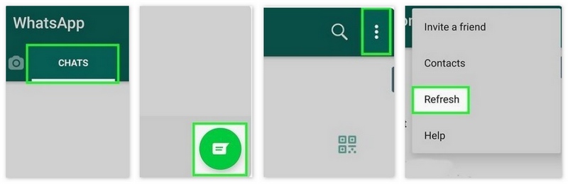 Atualizar contatos sincronizados no WhatsApp