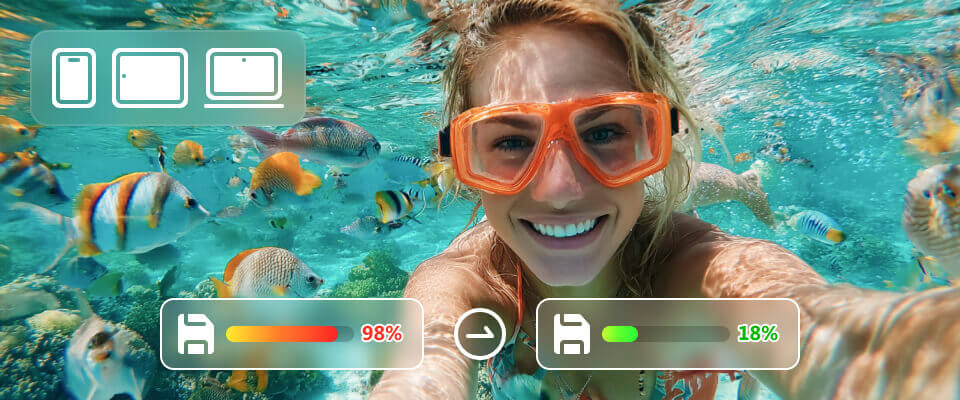 Economize espaço de armazenamento