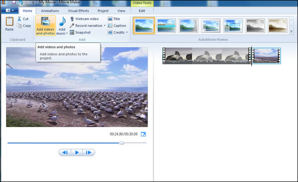 Adicionar música no Windows Movie Maker