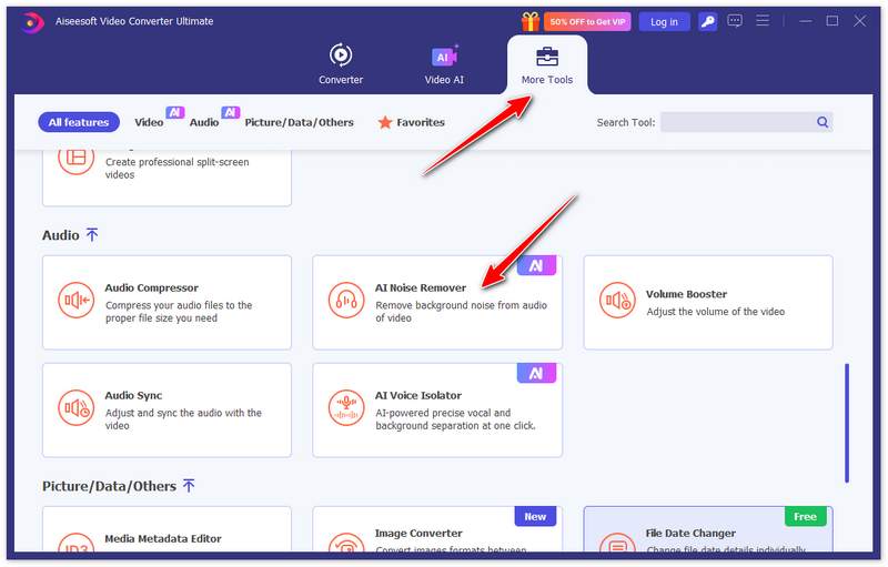 Removedor de ruído de som com IA