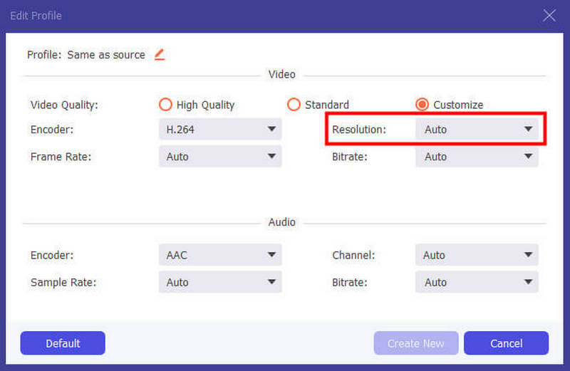 Alteração nas configurações do AnyCoord