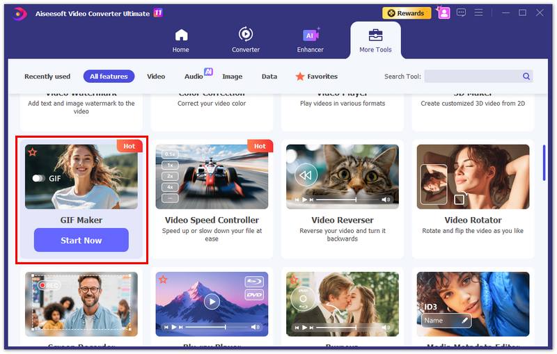 Escolha o Criador de Gifs