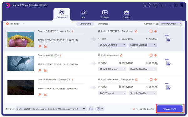 Converter AVCHD para WMV