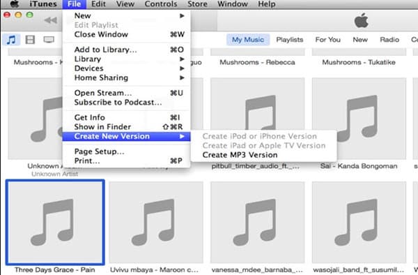 Converta WAV para MP3 no Mac com o iTunes