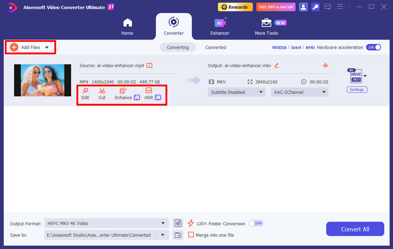 Importar vídeo para edição