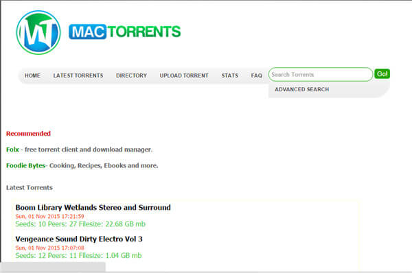 Torrentes para Mac