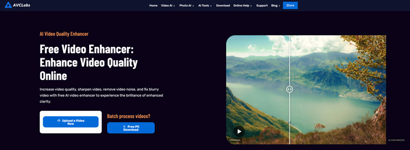 Avclabs Ai Video Enhancer Online