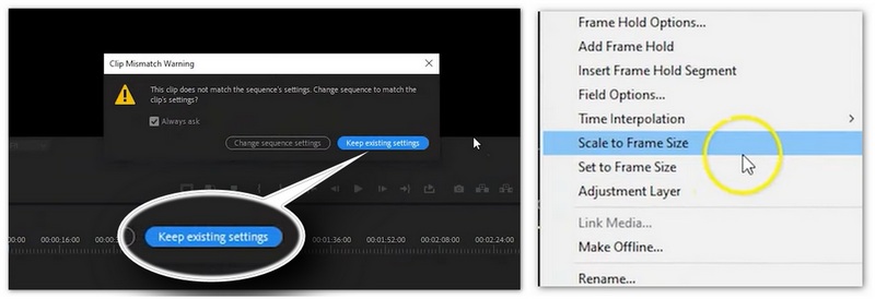 Aumentar a resolução do vídeo para 4 no Adobe