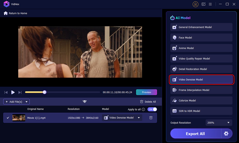 Correspondência de modelos Vidhex