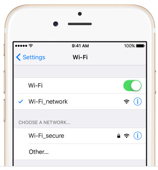 Verifique a conexão Wi-Fi do iPhone