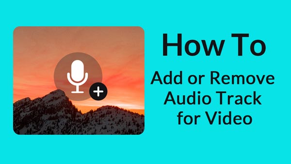 Adicione ou remova a faixa de áudio do seu vídeo