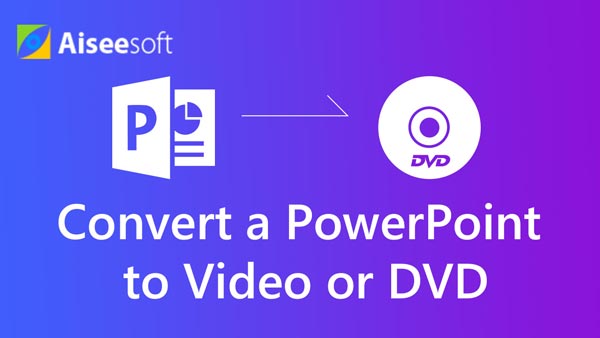 Converter um PowerPoint para vídeo ou DVD