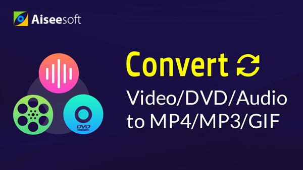 Converter vídeo/DVD/áudio para MP4/MP3/GIF/Midi/Digital