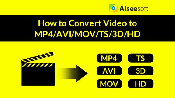 Converter vídeo para MP4/AVI/MOV/TS/3D/HD