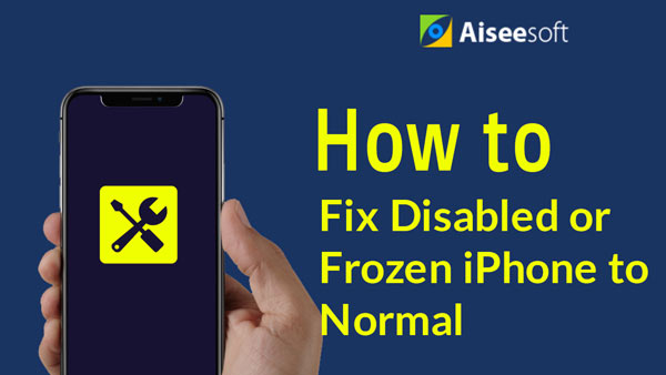 Consertar iPhone Desativado/Congelado para Normal