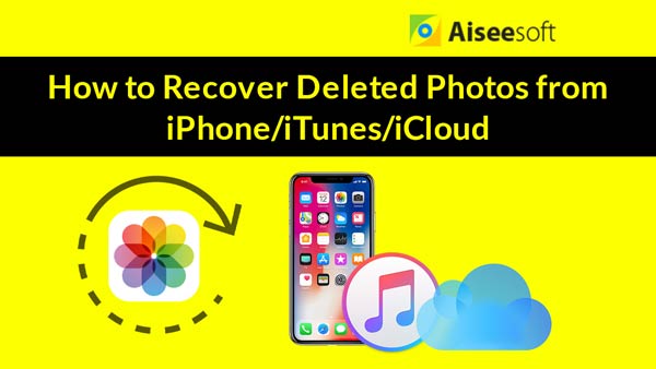 recuperar fotos apagadas do iPhone/iTunes/iCloud