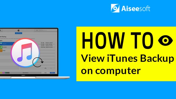 Veja o backup do iTunes no computador