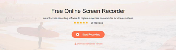 Gravador de tela on-line gratuito da Apeaksoft